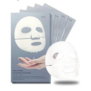 Deep Collagen Lifting Sheet Mask - White